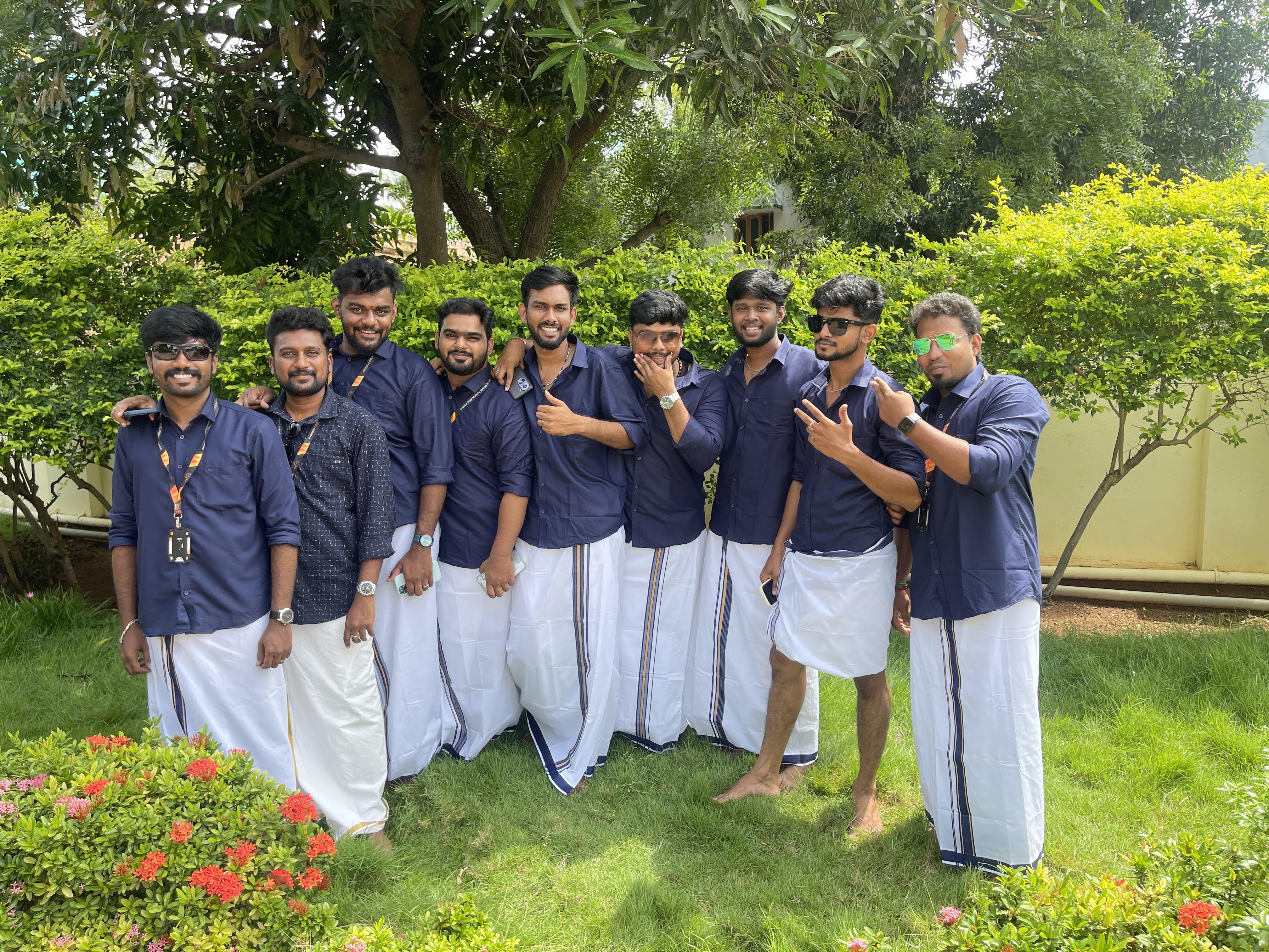 Men in traditional attire