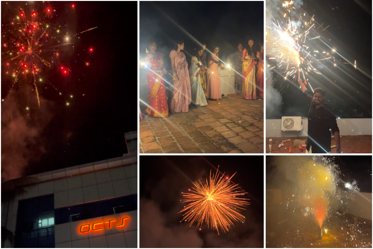 Diwali fireworks celebration