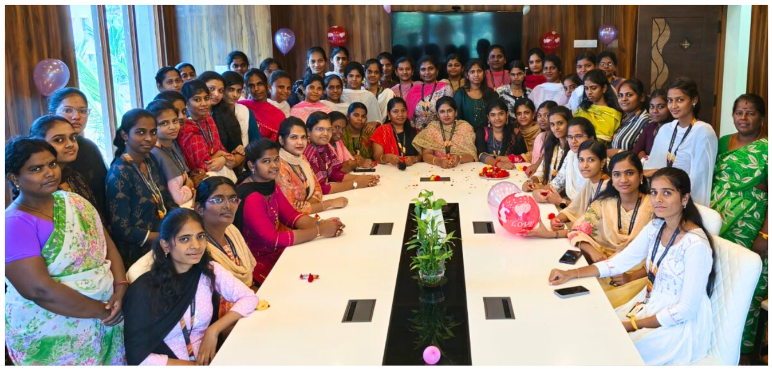 Women's Day group photo