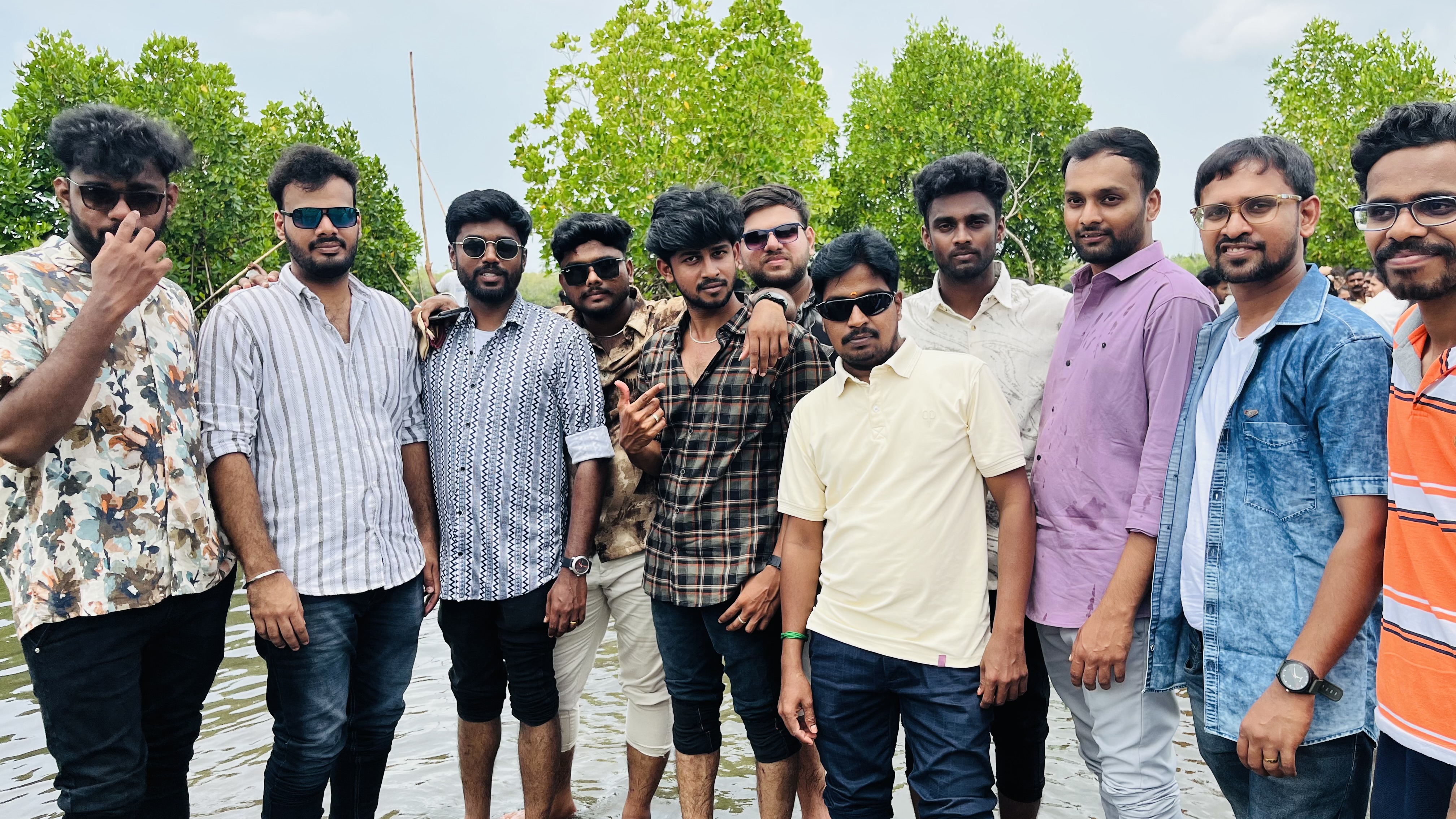 Team group photo at Varkala